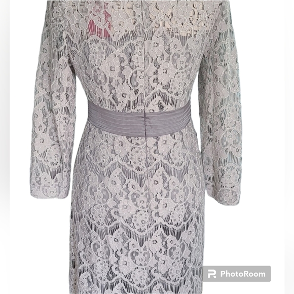Gray Lace Dress NWT Size M - Picture 3 of 6